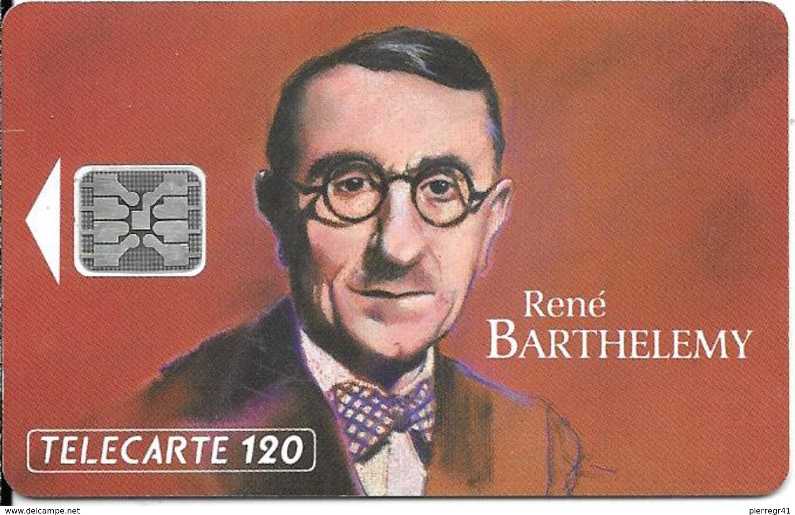 CARTE-PUBLIC-120U-F343-SC5--04/93-BARTHELEMY FIGURE 4-V° 5 Ge 45478-Utilisé-TBE- - 1993