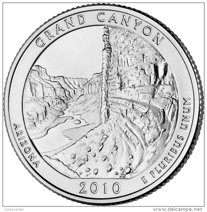 USA QUARTER (1/4 Dollar) 2010 D Mint "GRAND CANYON" UNC - 2010-...: National Parks