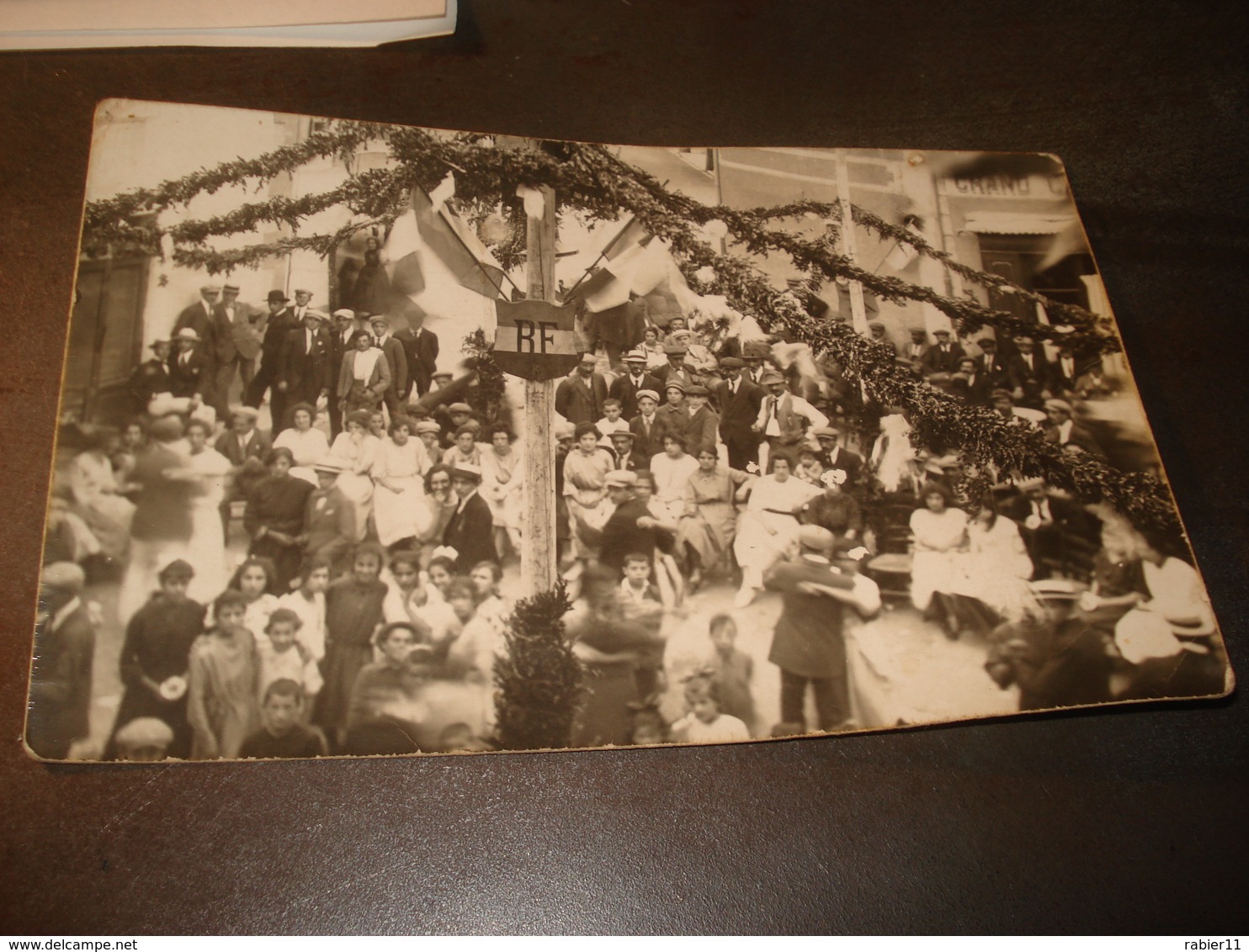 CAUDIES  CARTE PHOTO FETES D AOUT 1922 - Andere & Zonder Classificatie