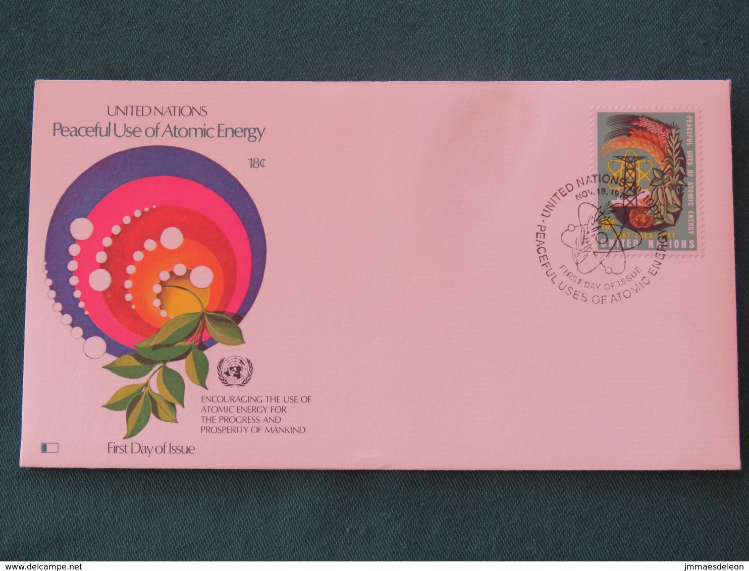 United Nations (New York) 1977 FDC Cover - Peaceful Use Of Atomic Energy - Lettres & Documents