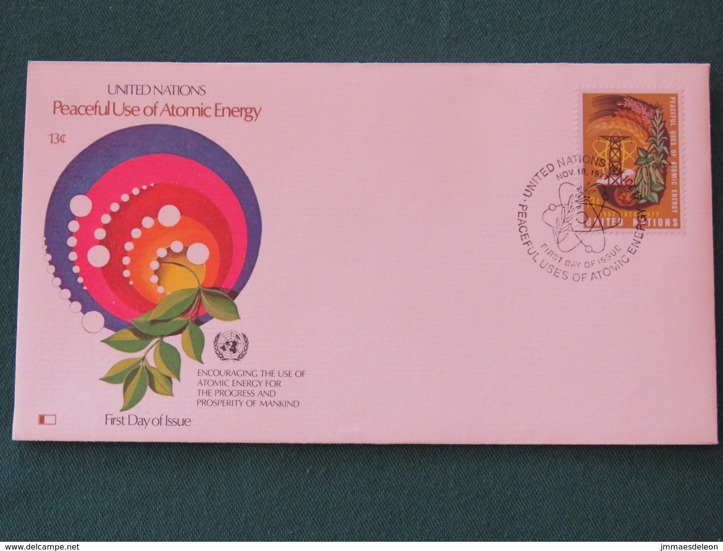 United Nations (New York) 1977 FDC Cover - Peaceful Use Of Atomic Energy - Lettres & Documents