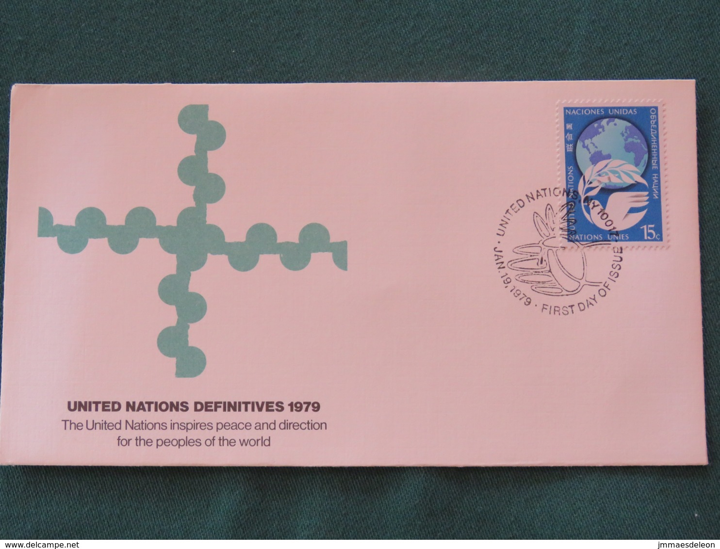 United Nations (New York) 1979 FDC Cover - Definitives - Dove - Lettres & Documents