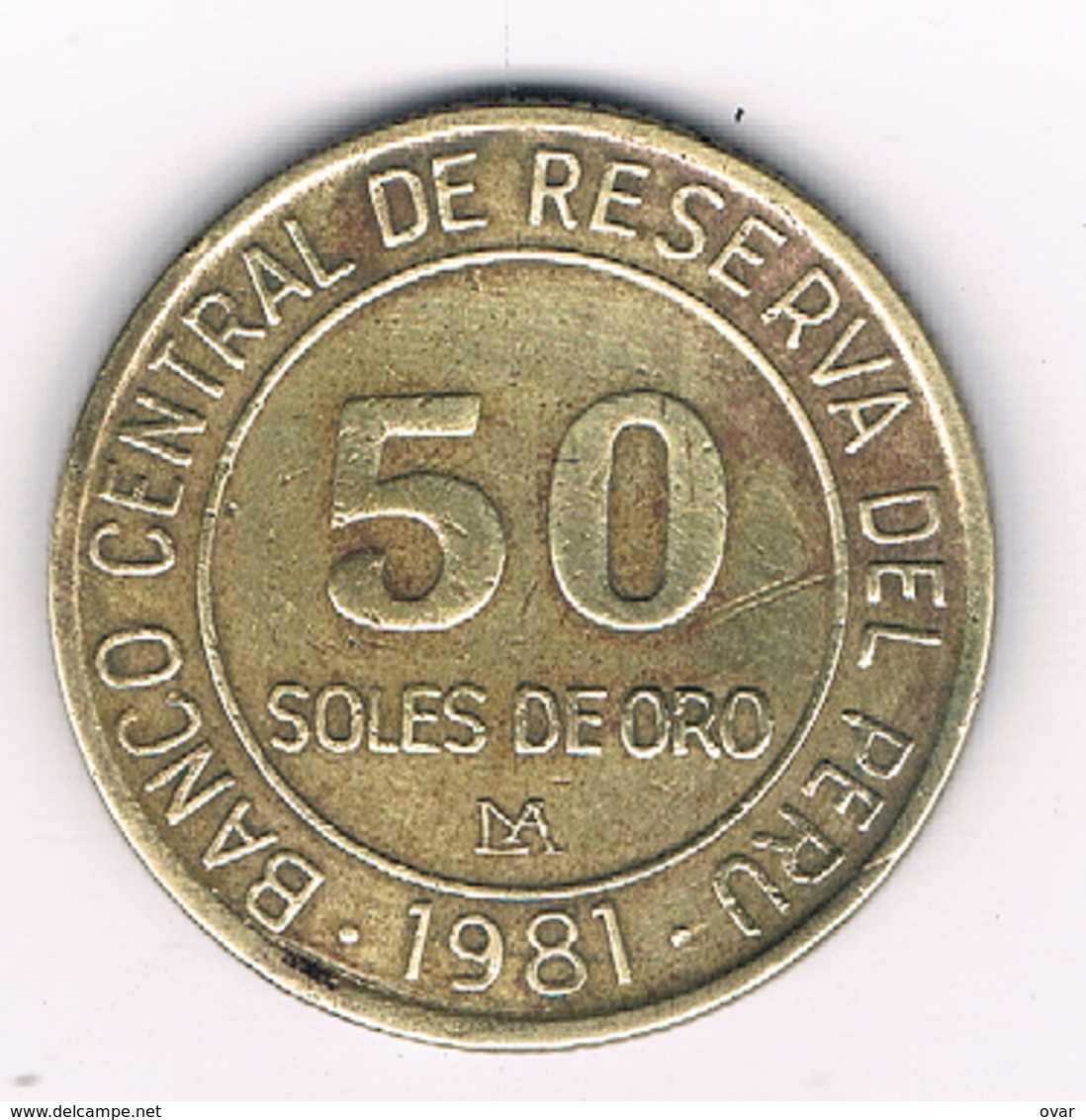50 SOLES DE ORO 1981 PERU /3229/ - Pérou