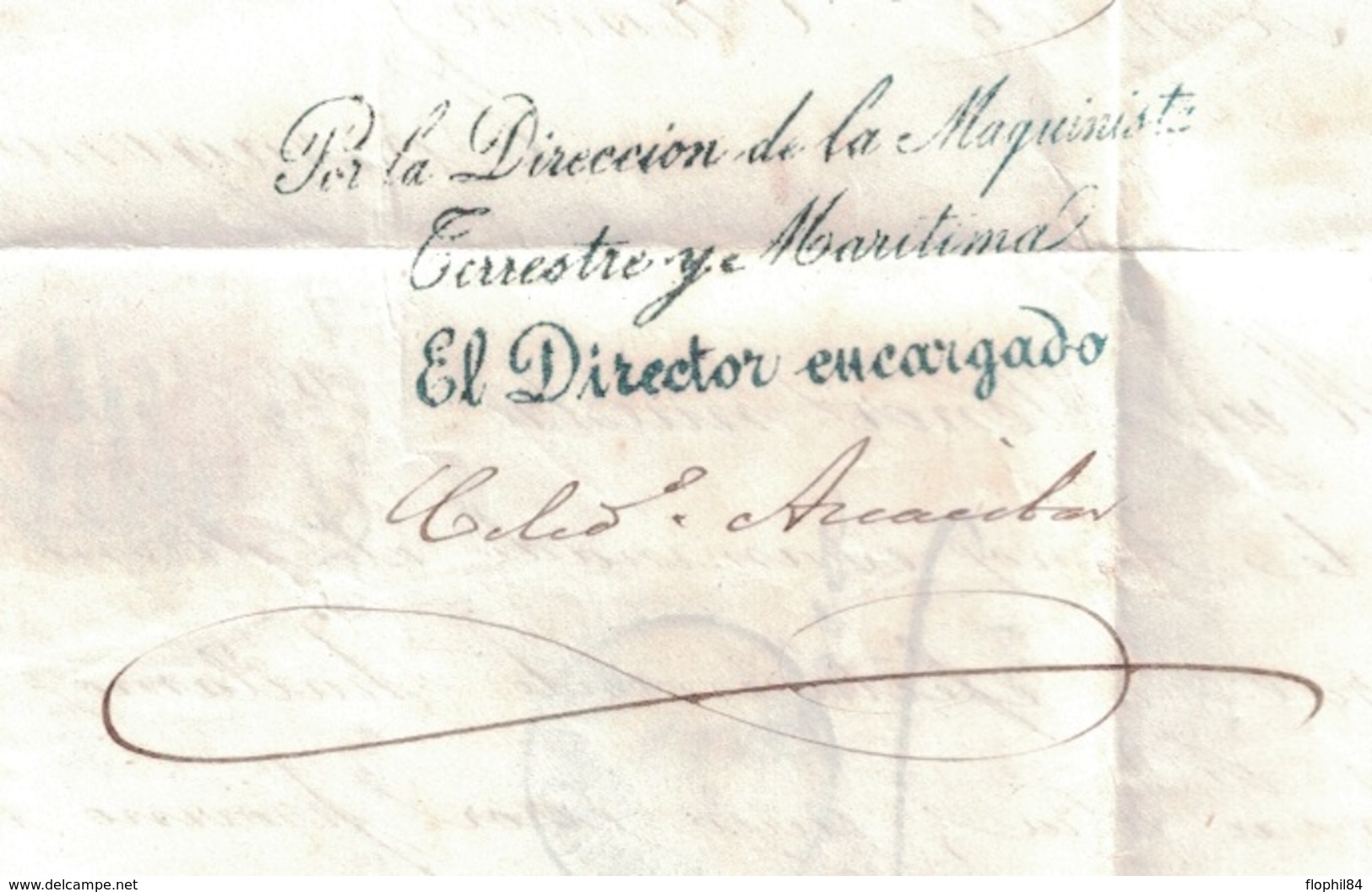 ESPAGNE - BARCELONA - LE 22 AOUT 1857 - LETTRE ENTETE LA MAQUINISTA TERRESTRE Y MARITIMA - SIGNATURE ASCACIBAR FONDATEUR - Briefe U. Dokumente