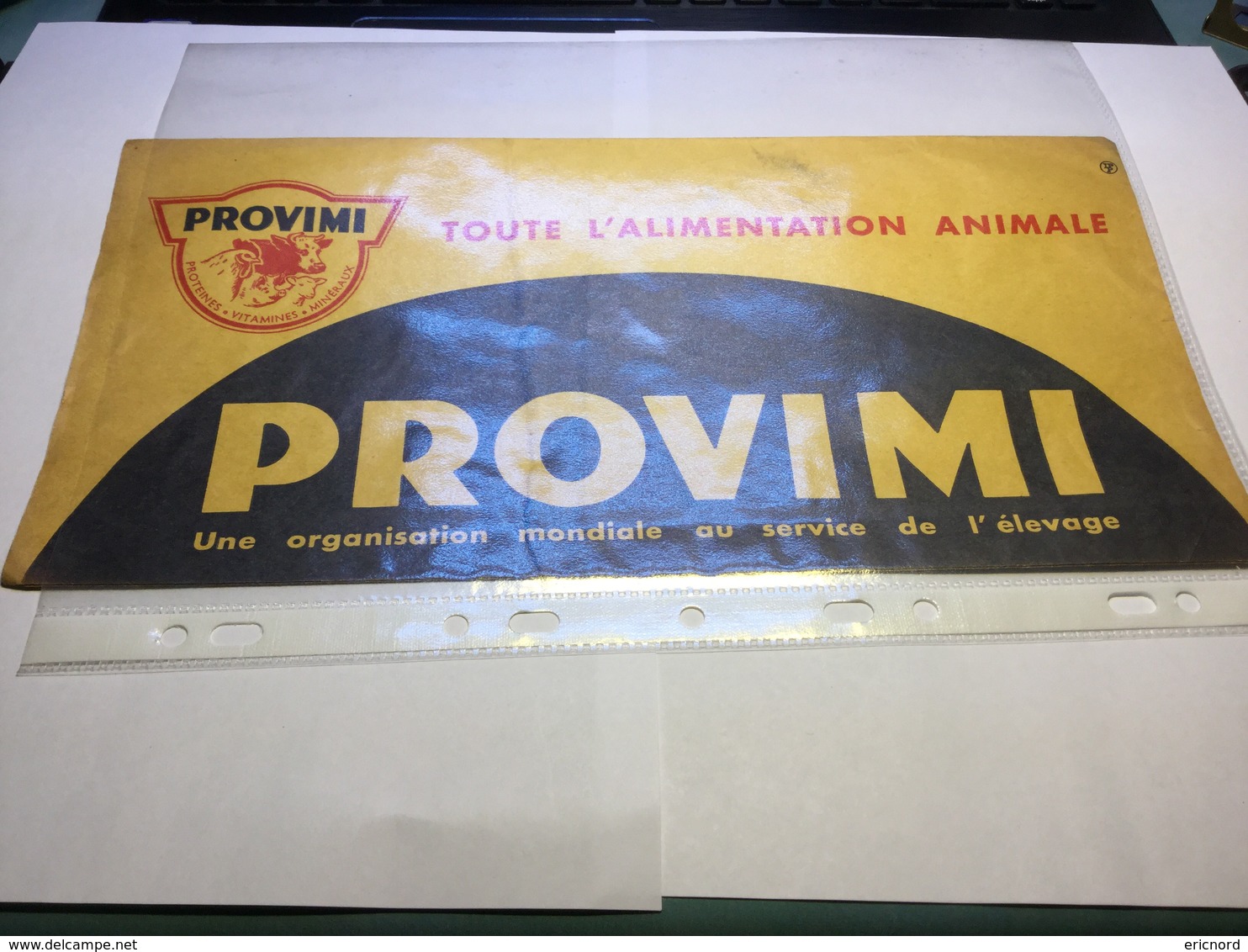 Calot Chapeau Publicitaire Papier Alimentation Animale PROVIMI - Publicités