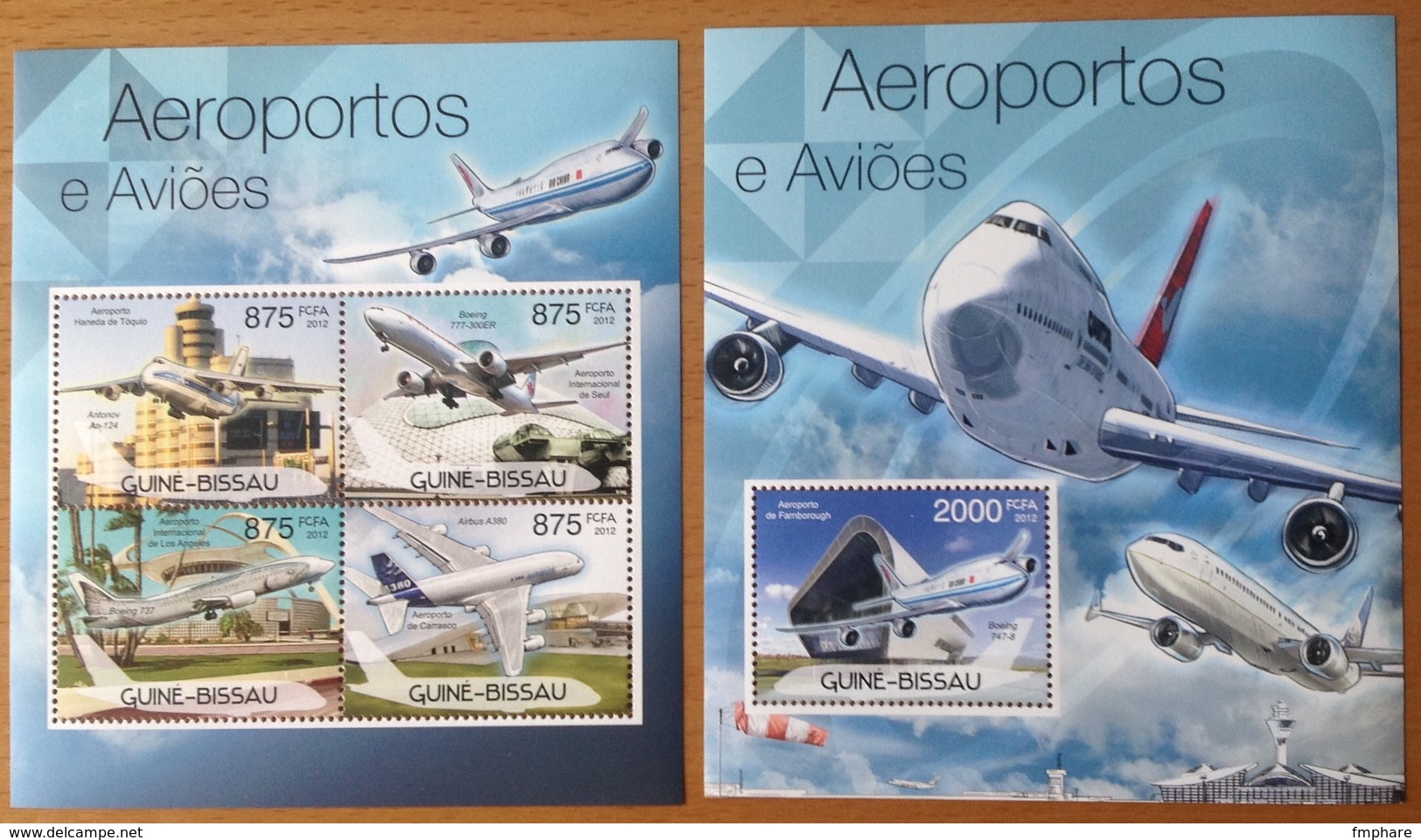 AIRBUS A380 GUINEE BISSAU 2012 NEUF** MNH - Airplanes