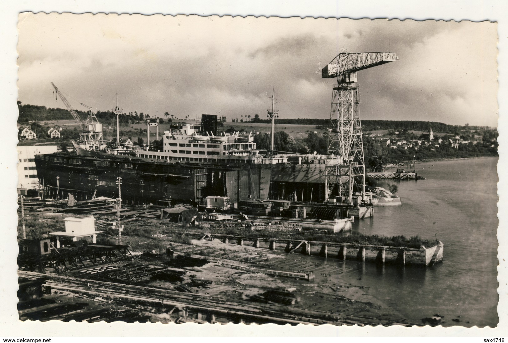 Ateliers Et Chantiers De La Seine - Le Trait - Vue D'une Partie Des Cales - Autres & Non Classés