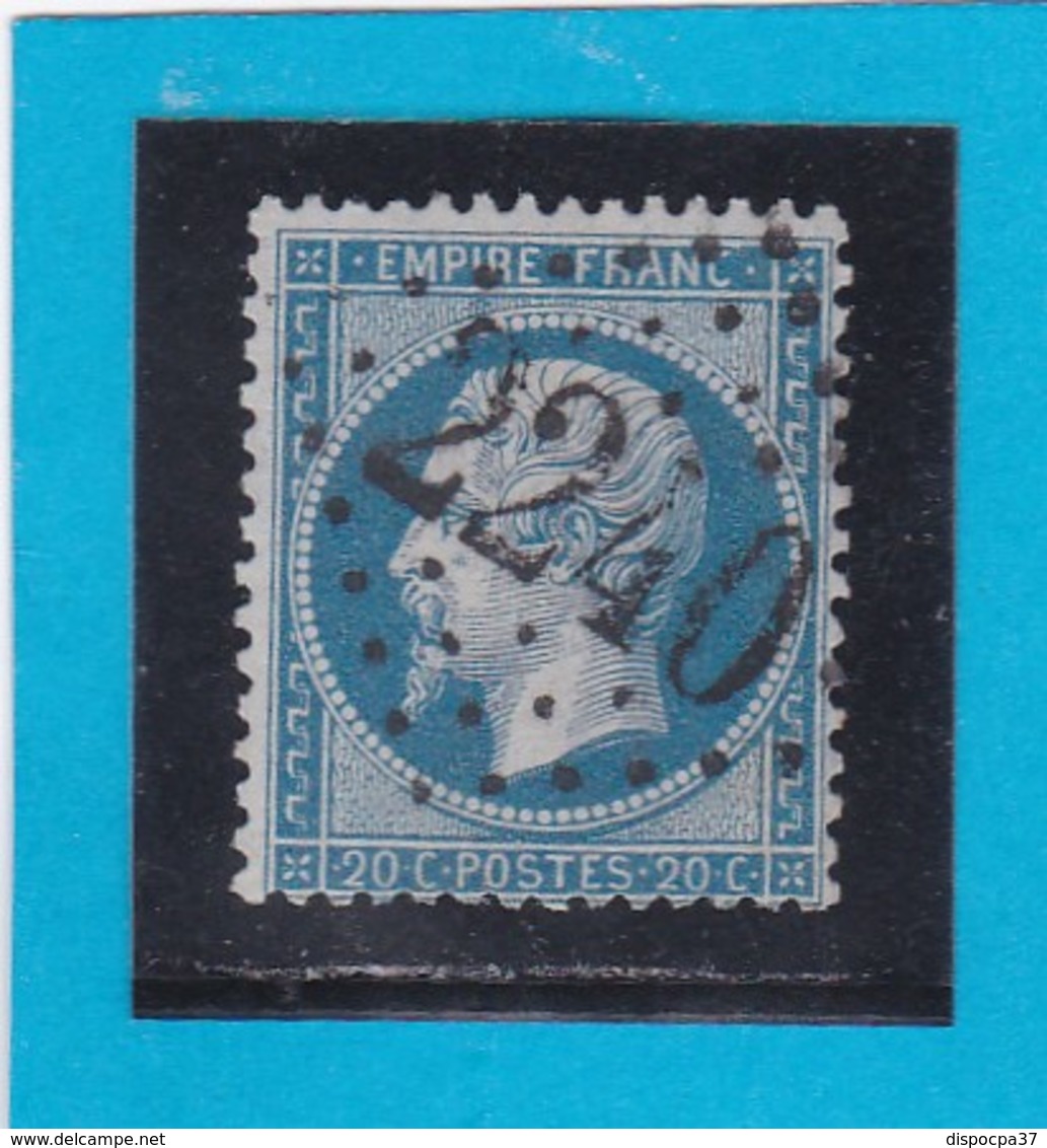 N° 22  GC  2240    MARSEILLE   / 13- BOUCHES DU RHONE - REF 14616 - 1862 Napoleon III