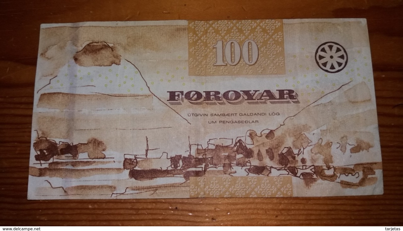 BILLETE DE FEROE DE 100 KRONUR DEL AÑO 2001 (BANKNOTE) FAROE - Otros – Europa