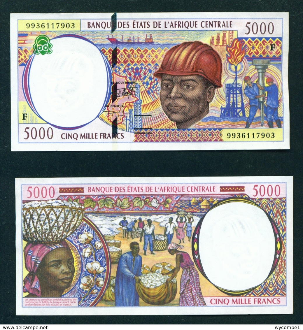 CENTRAL AFRICAN REPUBLIC - 1999 5000 Francs UNC - Central African Republic