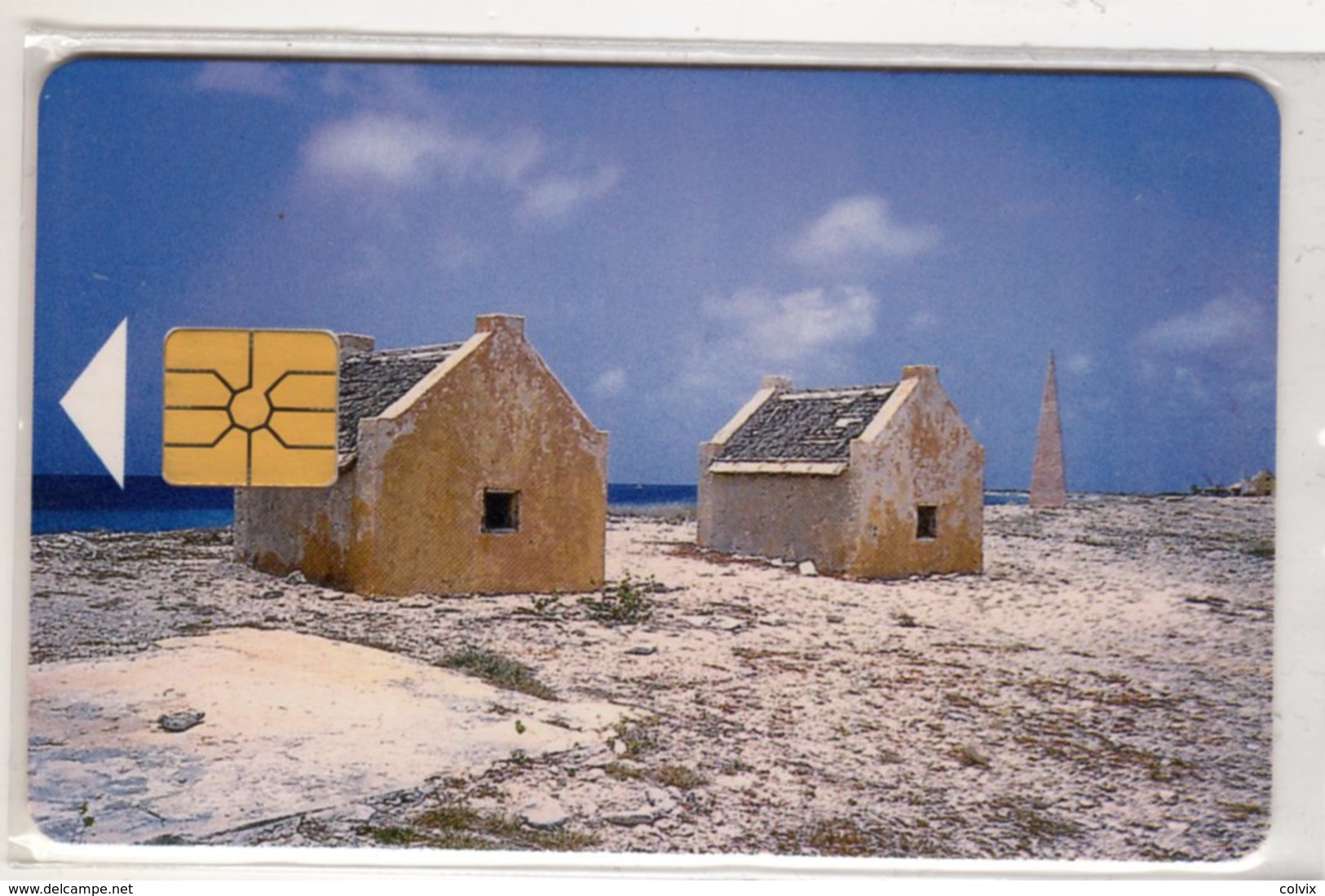 ANTILLES NEERLANDAISES BONNAIRE REF MV CARDS BON-9  SLAVE HUTS - Antilles (Neérlandaises)