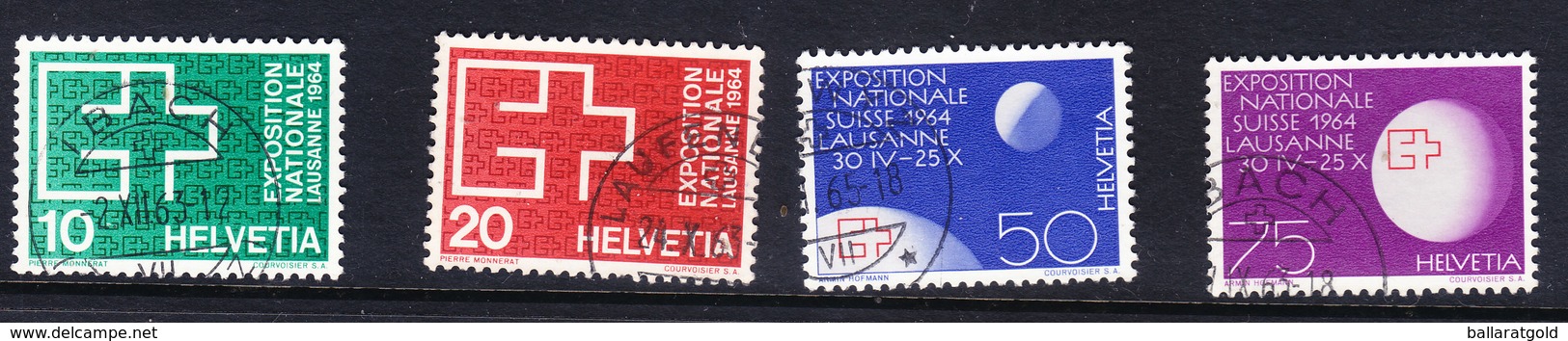 Switzerland 1963 National Exhibition Complete Set FU 683/6 - Usados