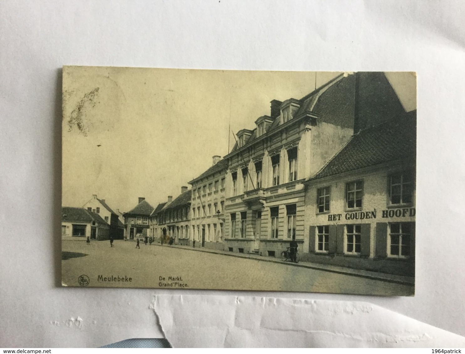 MEULEBEKE 1914  DE MARKT GRAND PLACE - Meulebeke