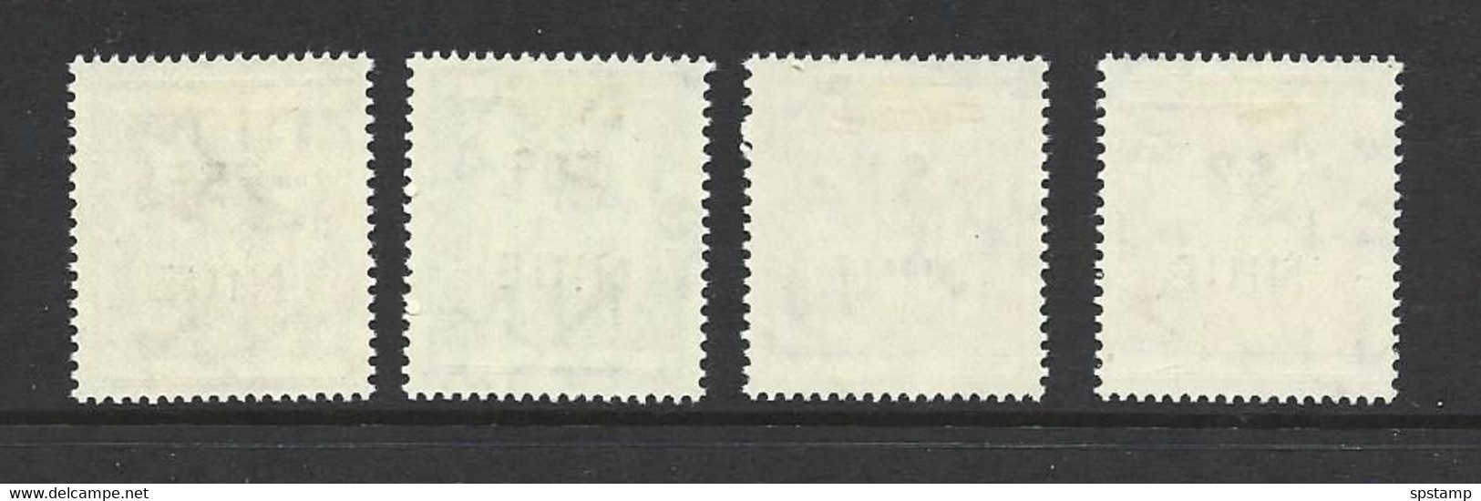 Niue 1967 Overprints On NZ Arms 25c - $2 Perf 14 Set Of 4 MLH - Niue