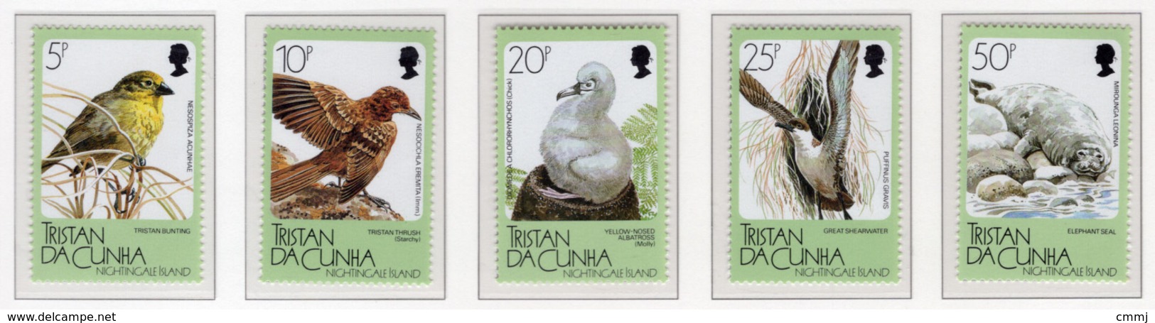 1988 - TRISTAN DA CUNHA - Yv.  Nr. 419/423 - NH - (UP131.11) - Tristan Da Cunha