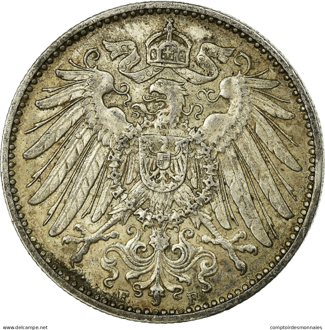 Monnaie, GERMANY - EMPIRE, Wilhelm II, Mark, 1915, Stuttgart, TTB+, Argent,KM 14 - 1 Mark