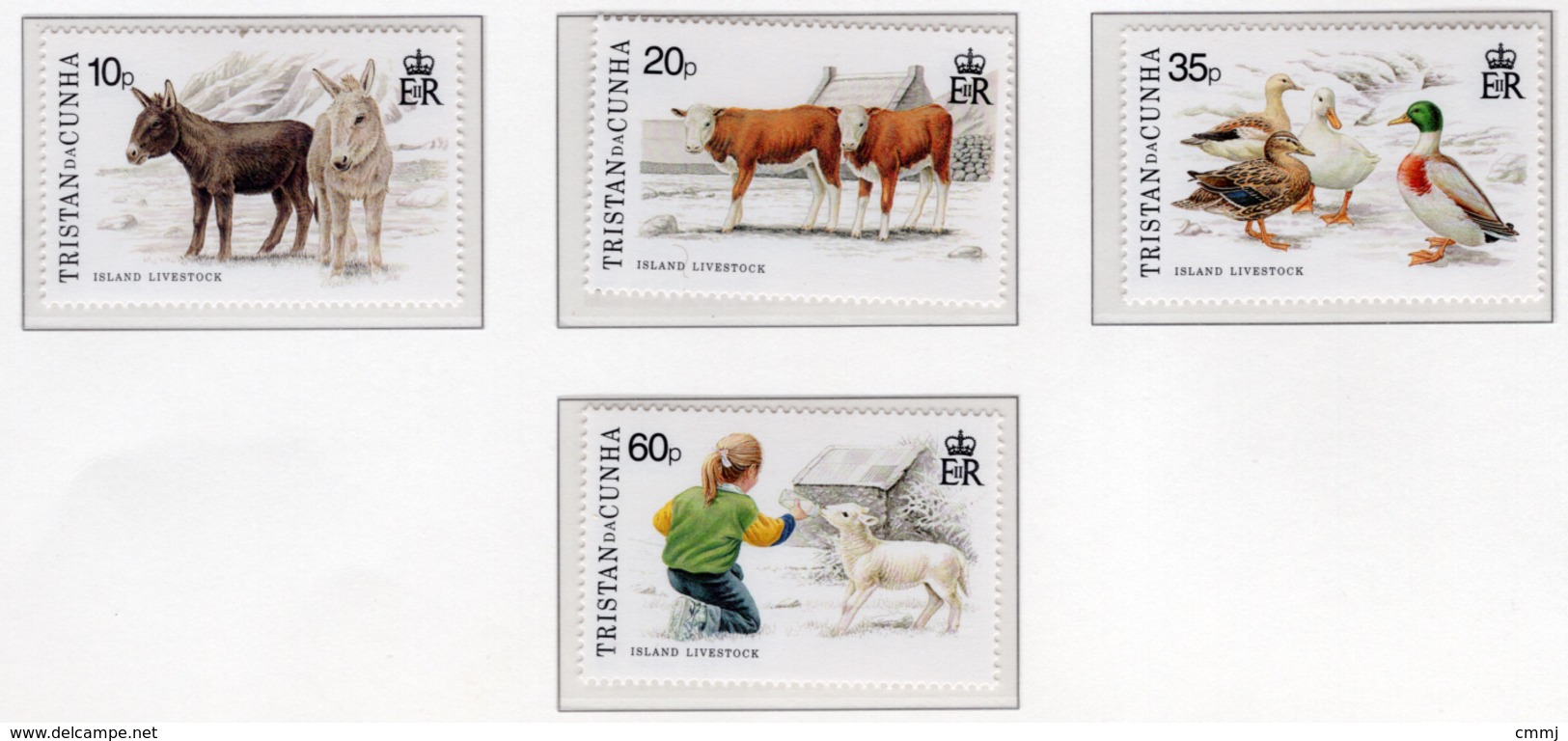 1994 - TRISTAN DA CUNHA - Yv.  Nr. 544/547 - NH - (UP131.13) - Tristan Da Cunha