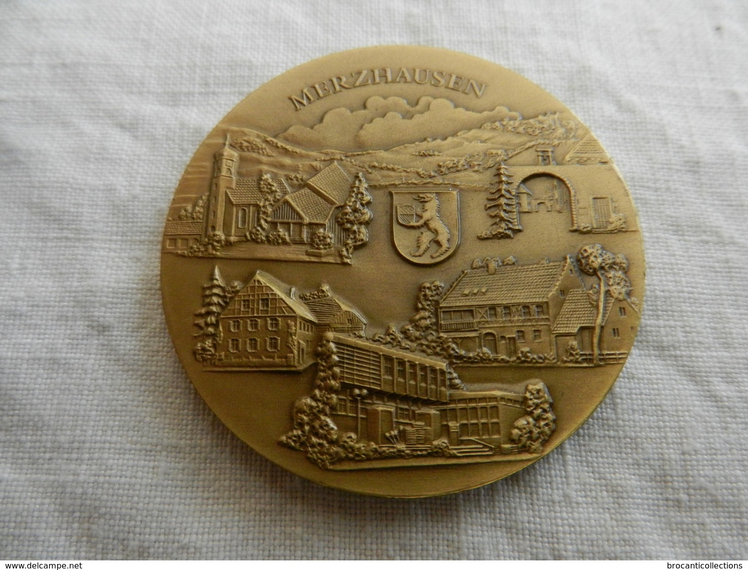 Médaille De Table En Bronze  Merzhausen-Wittnau 786-1986 - Autres & Non Classés