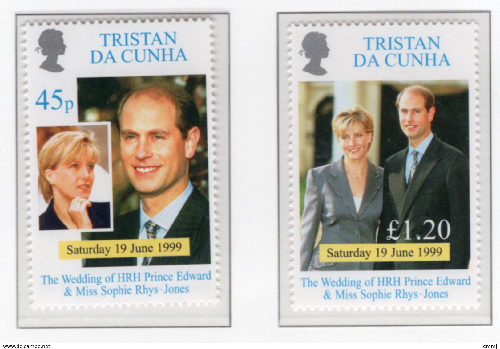 1999 - TRISTAN DA CUNHA - Yv.  Nr. 627/628 - NH - (UP131.15) - Tristan Da Cunha