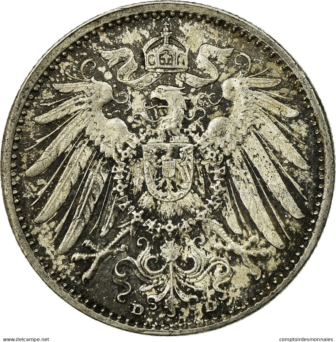 Monnaie, GERMANY - EMPIRE, Wilhelm II, Mark, 1915, Munich, TTB+, Argent, KM:14 - 1 Mark