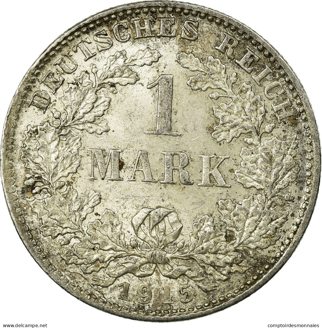 Monnaie, GERMANY - EMPIRE, Wilhelm II, Mark, 1915, Munich, TTB+, Argent, KM:14 - 1 Mark