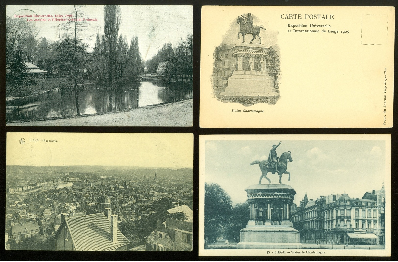 Lot de 60 cartes postales de Belgique  Liège      Lot van 60 postkaarten van België  Luik - 60 scans