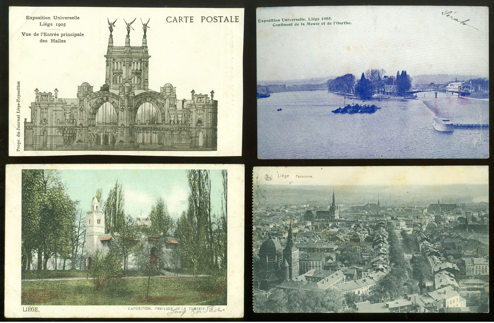 Lot de 60 cartes postales de Belgique  Liège      Lot van 60 postkaarten van België  Luik - 60 scans