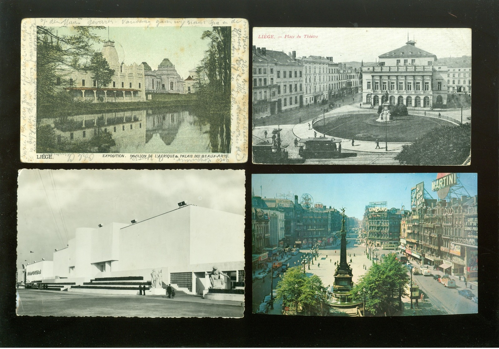 Lot de 60 cartes postales de Belgique  Liège      Lot van 60 postkaarten van België  Luik - 60 scans