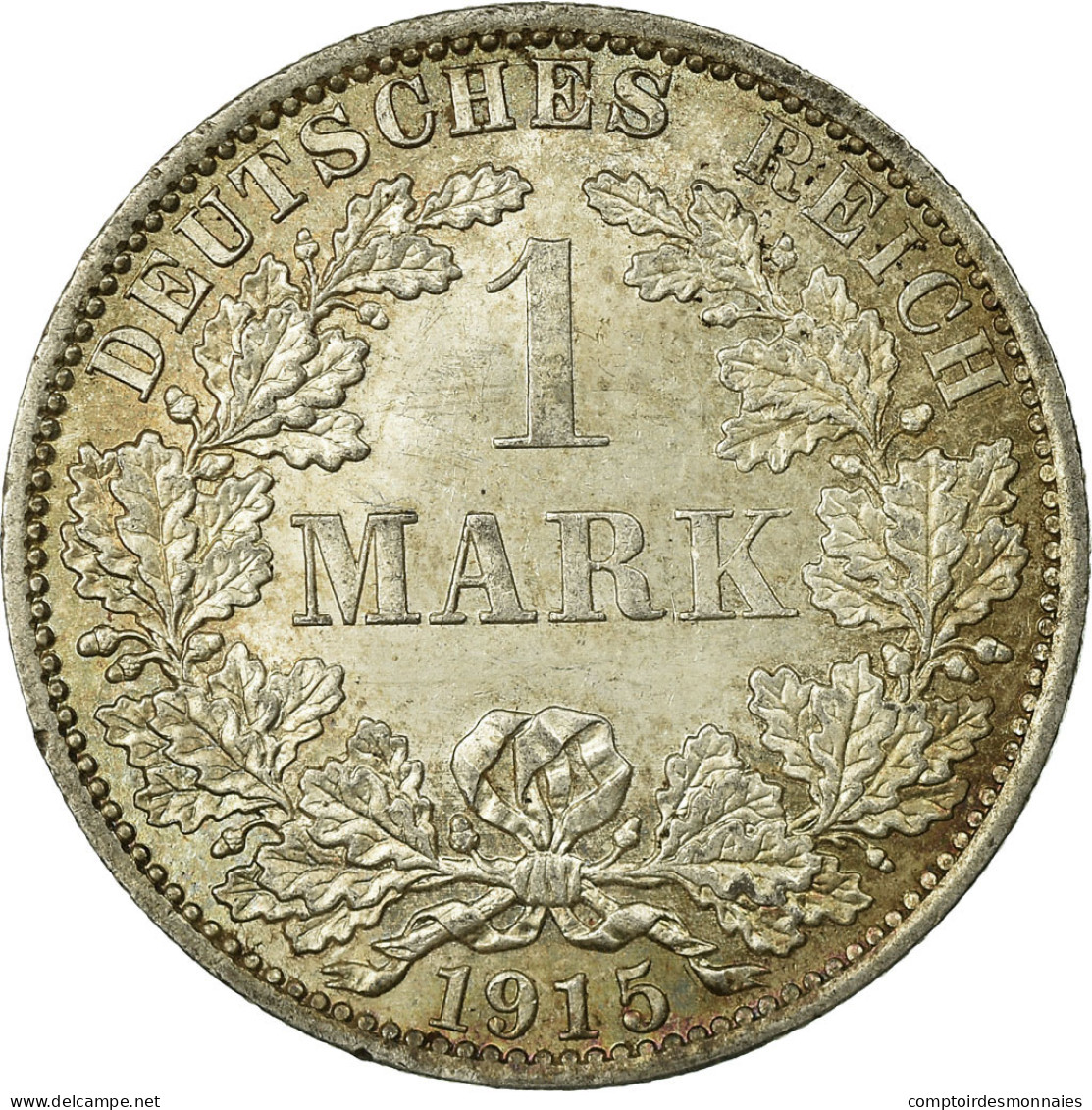 Monnaie, GERMANY - EMPIRE, Wilhelm II, Mark, 1915, Berlin, SUP, Argent, KM:14 - 1 Mark