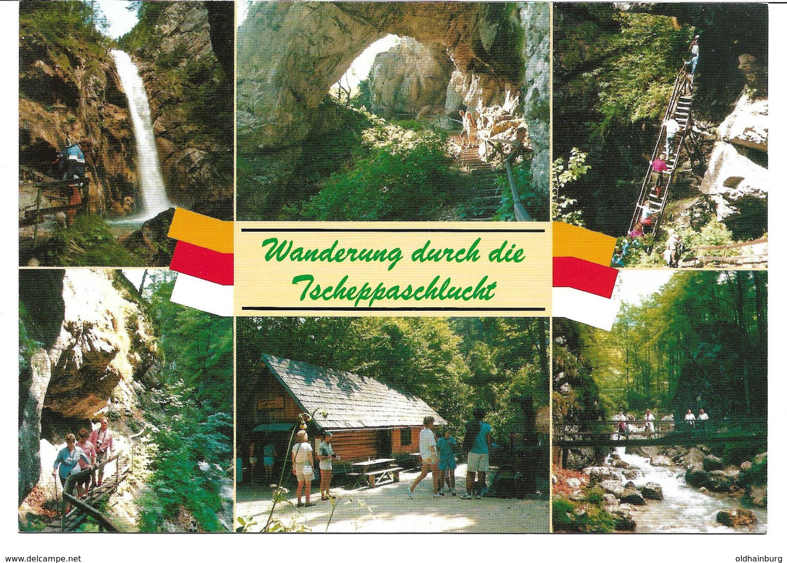 3003r: AK Wanderung Durch Die Tscheppaschlucht/ Tschaukofall, Ferlach, Ungelaufen - Ferlach