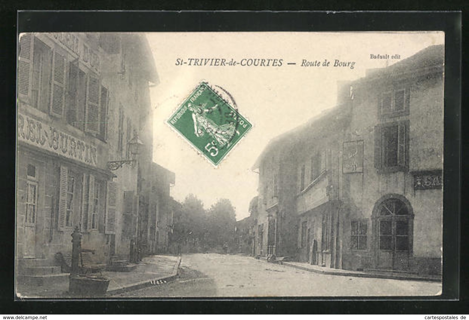 CPA St-Trivier-de-Courtes, Route De Bourg - Ohne Zuordnung