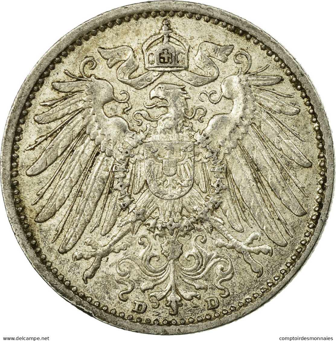 Monnaie, GERMANY - EMPIRE, Wilhelm II, Mark, 1912, Munich, TTB, Argent, KM:14 - 1 Mark
