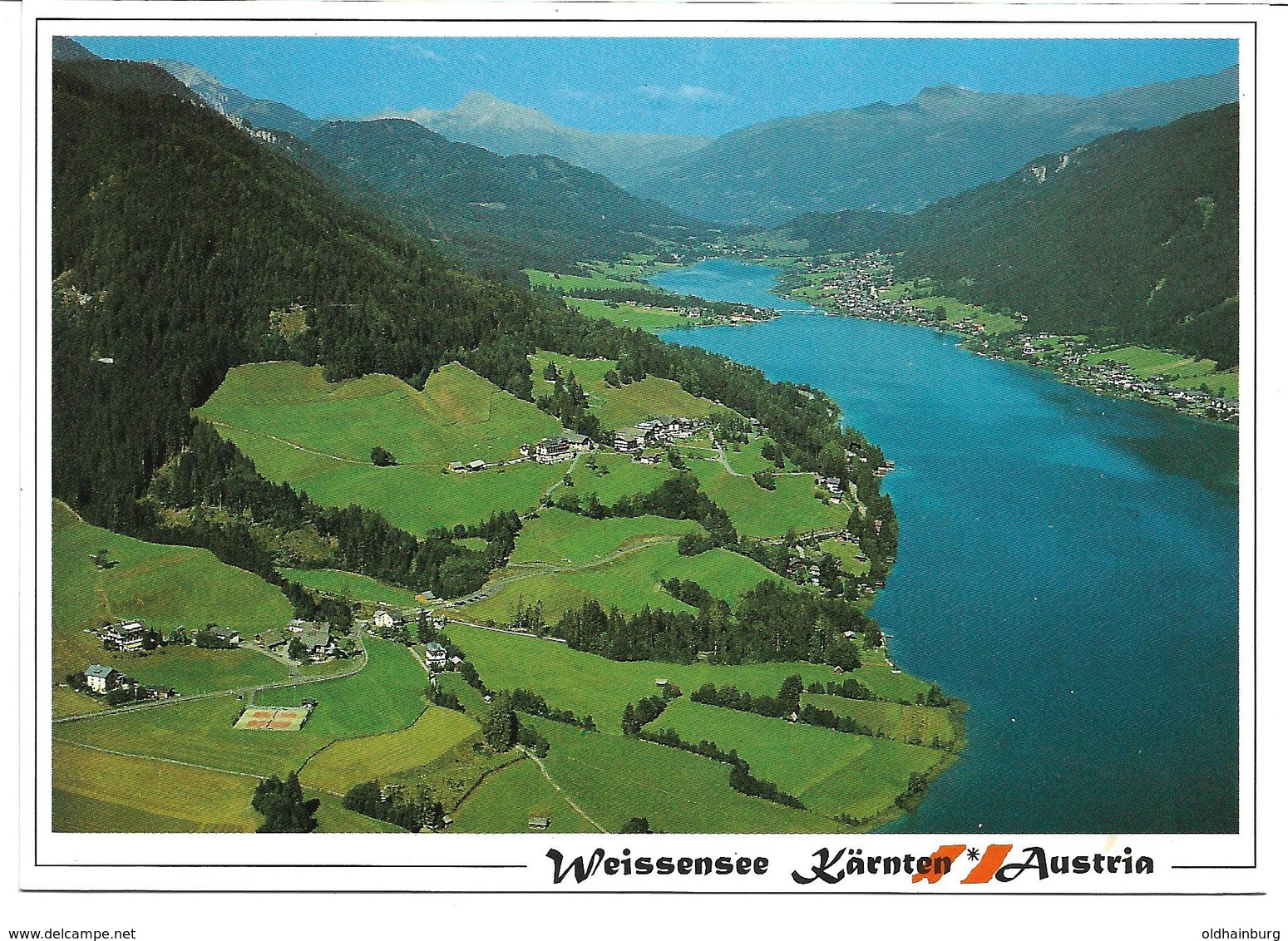 3003i: AK 9762 Weißensee, Gelaufen Mit Werbestempel - Weissensee