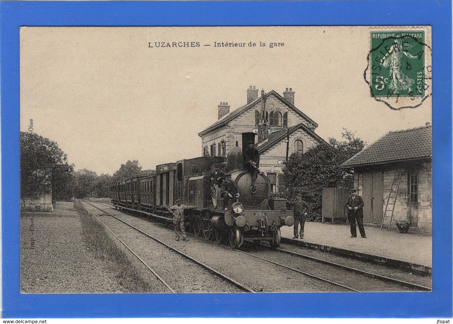 95 VAL D'OISE - LUZARCHES Intérieur De La Gare - Luzarches