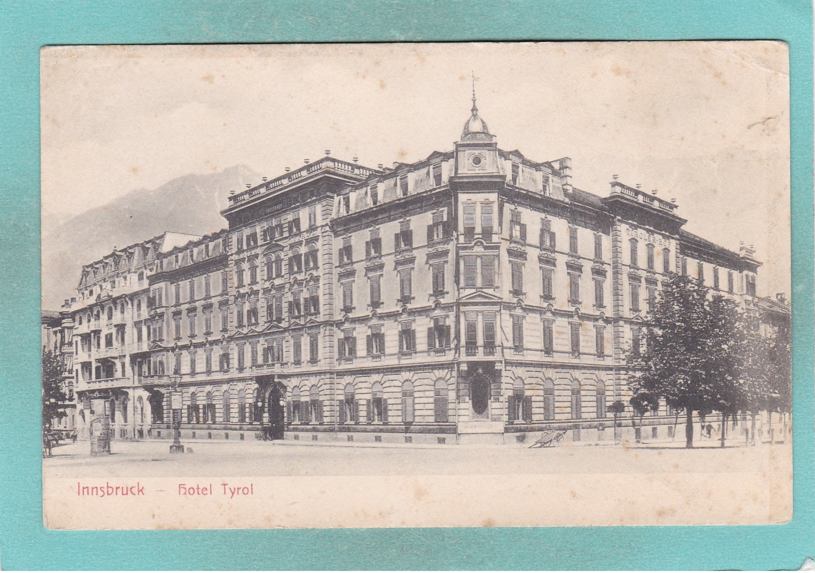 Small Old Post Card Of Hotel Tyrol, Innsbruck,Tirol,Austria,V67. - Innsbruck