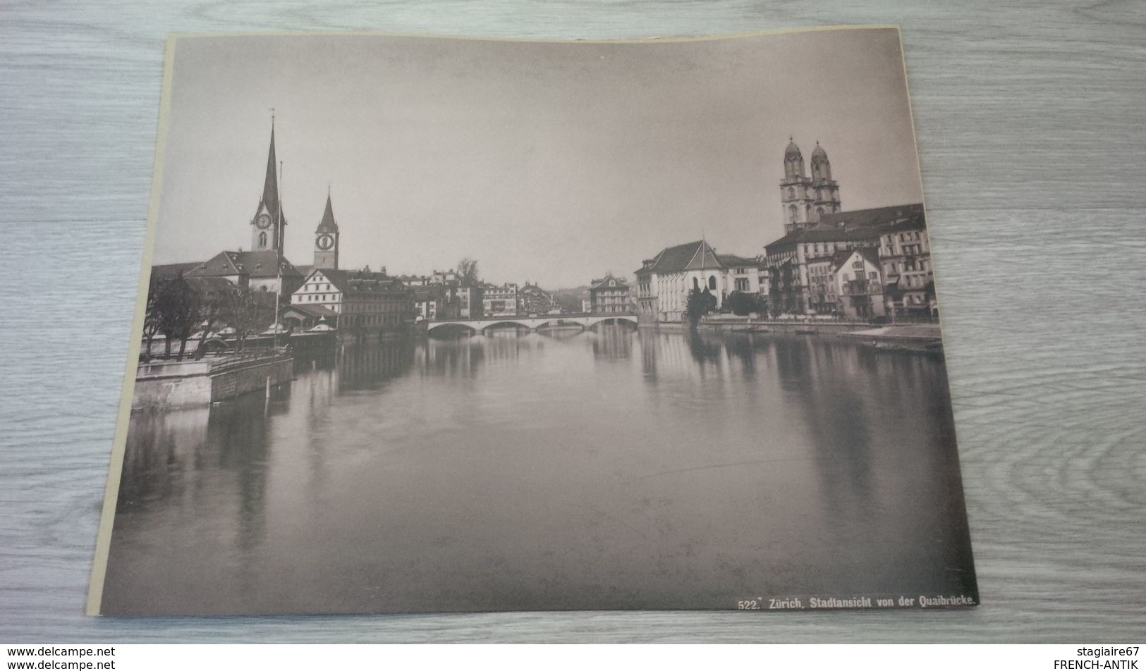 PHOTO AVANT 1900 SCHROEDER LAUSANNE ET ZURICH COLLER SUR CARTON - Old (before 1900)