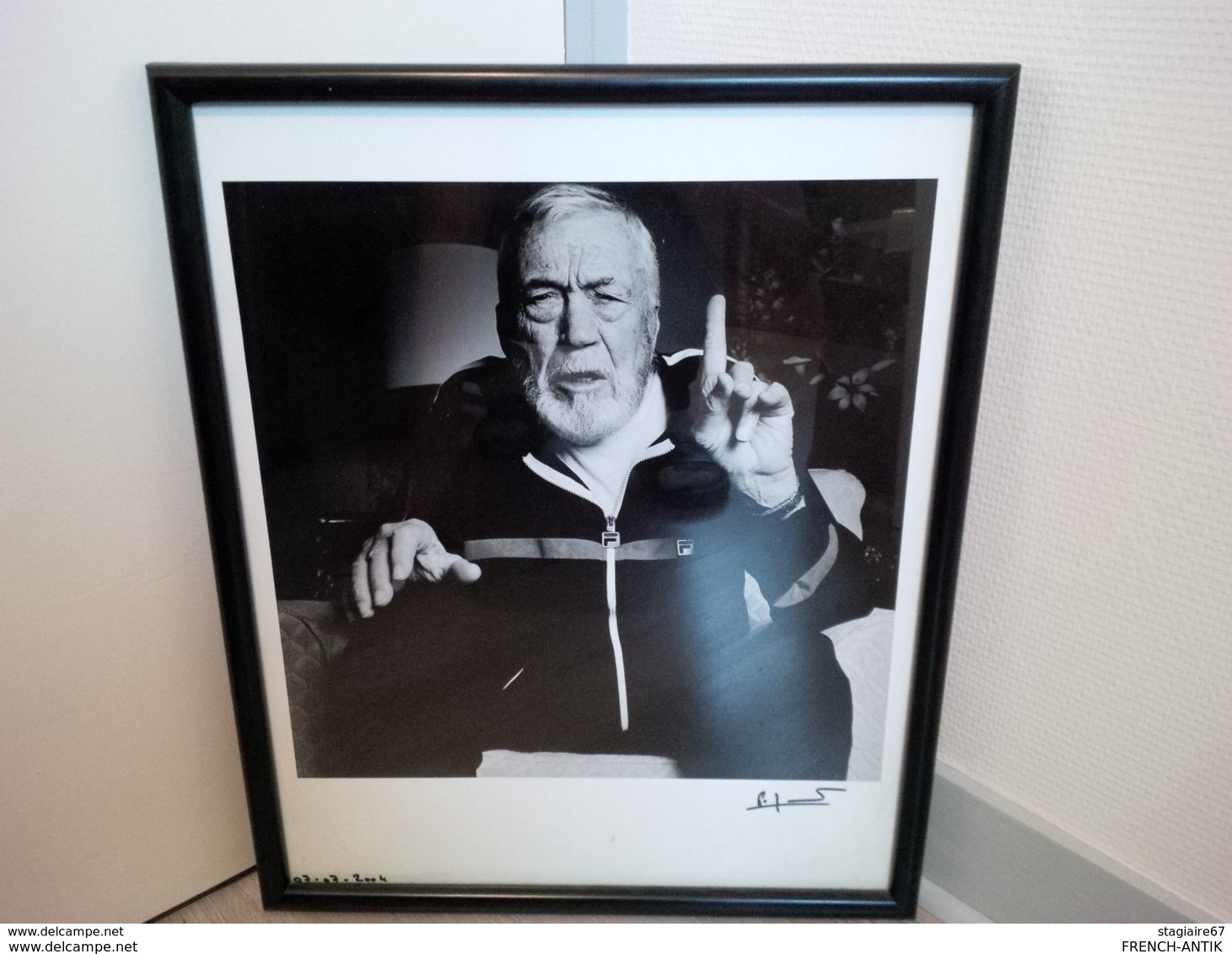 PHOTO DE PATRICK JACOBS JOHN HUSTON SIGNEE EN BAS DROITE 50X40CM - Famous People