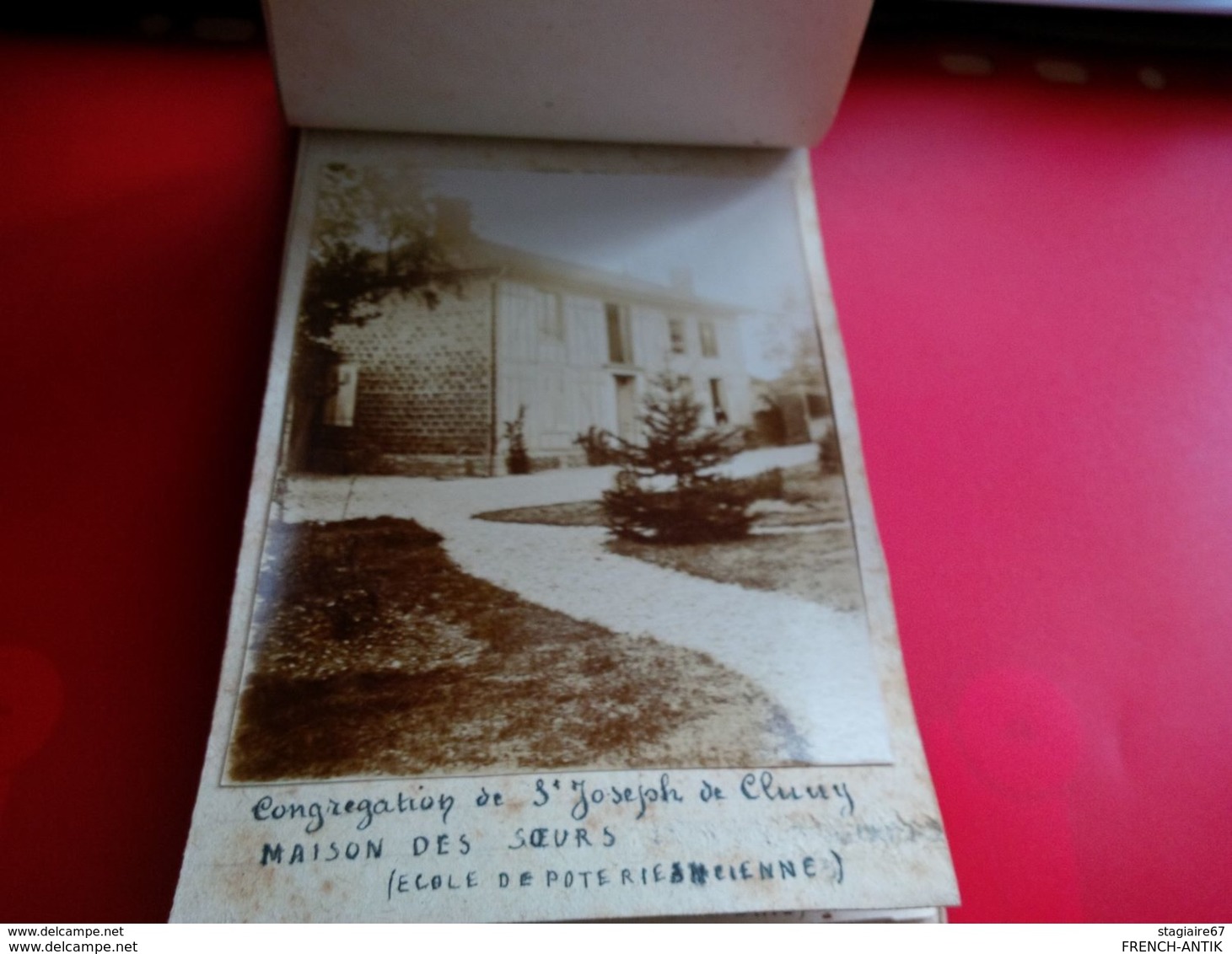 ALBUM PHOTO CONGREGATION DE SAINT JOESPH DE CLUNY MISSIONS DE CHALETTE AUBE