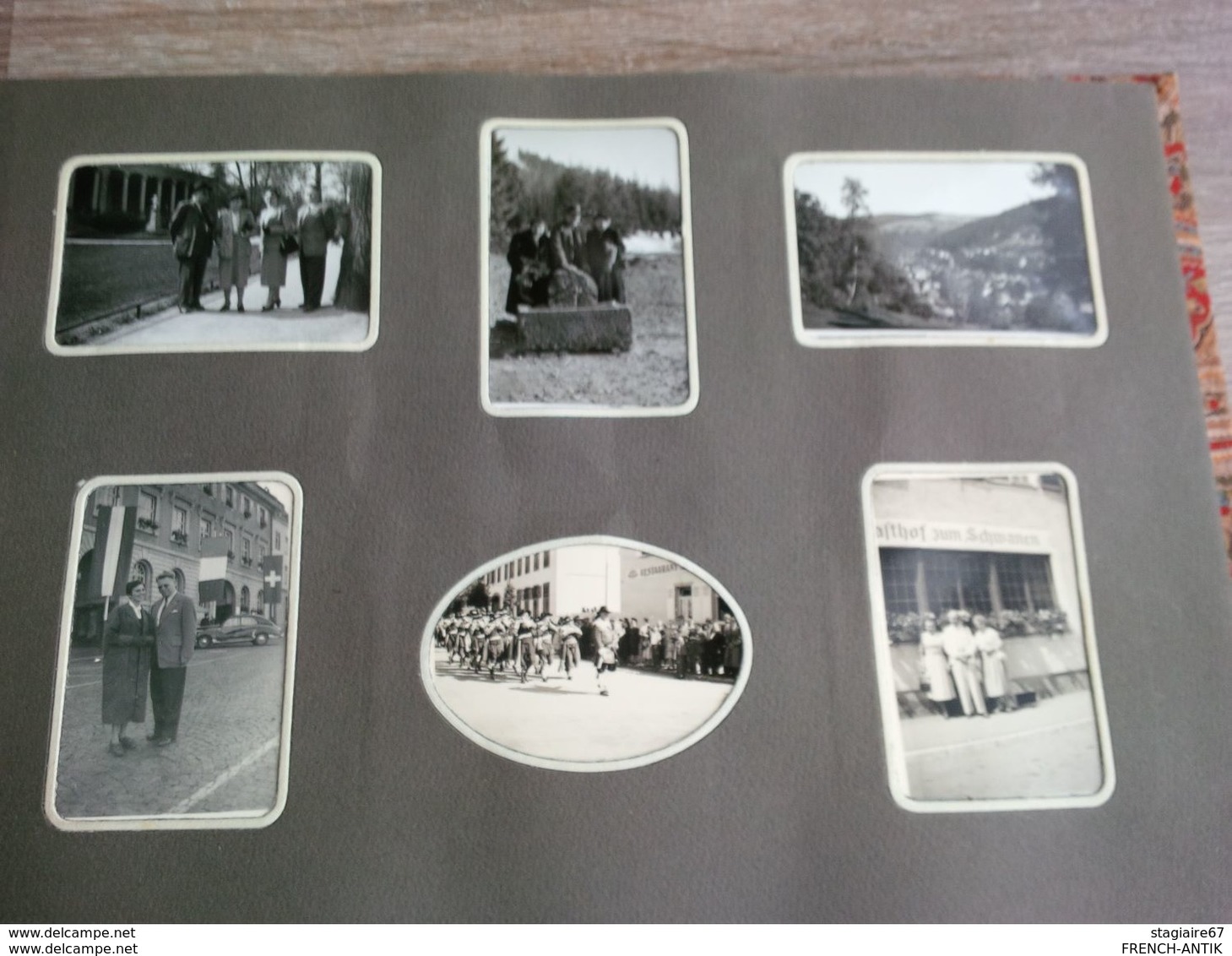 ALBUM PHOTO DE FAMILLE ALSACE STRASBOURG SUISSE GASTHOF PAYSAGE ETC... - Album & Collezioni