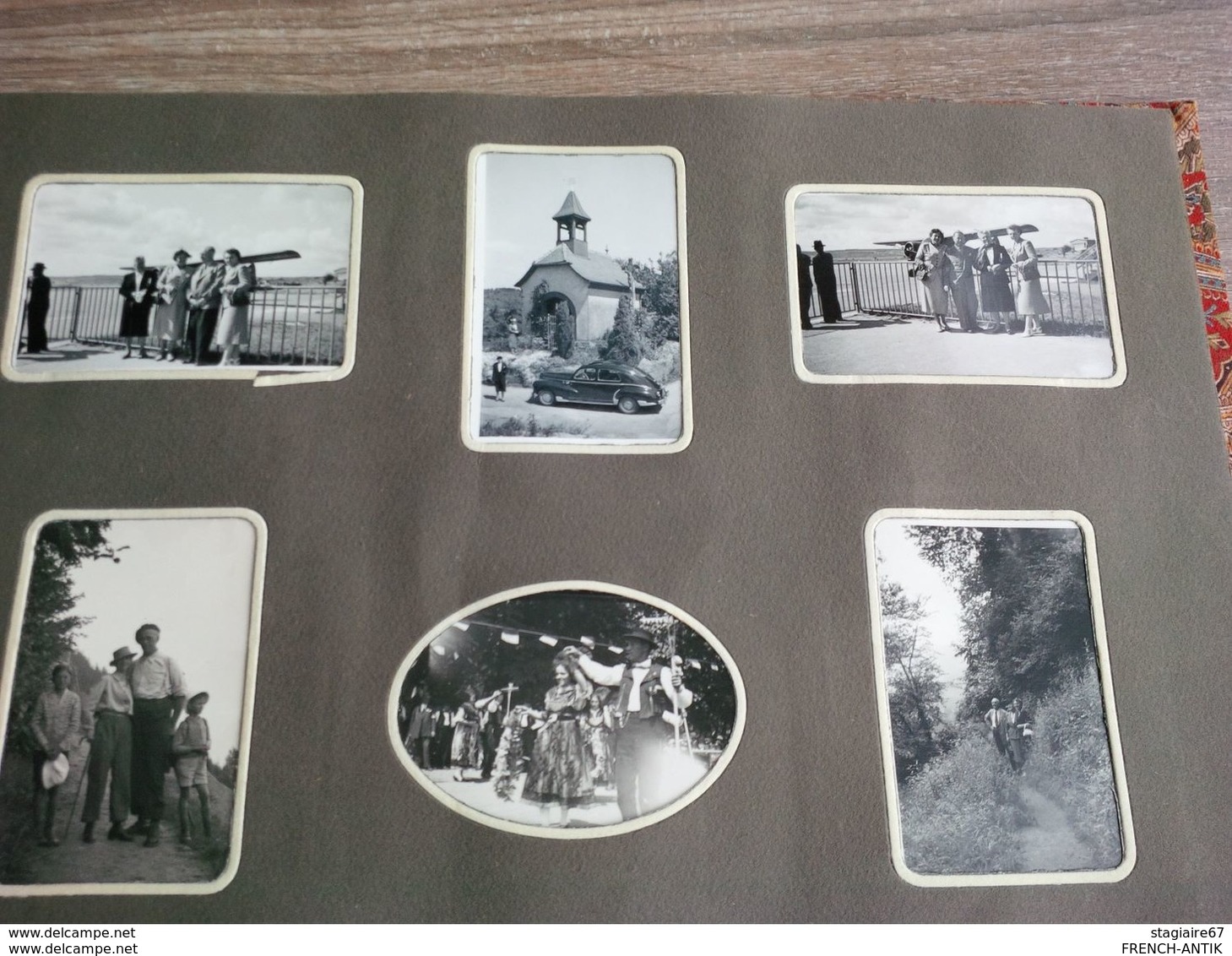 ALBUM PHOTO DE FAMILLE ALSACE STRASBOURG SUISSE GASTHOF PAYSAGE ETC...