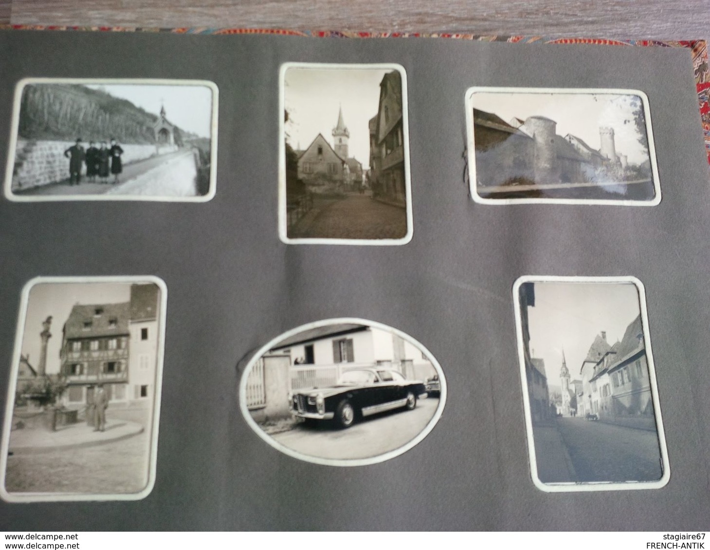 ALBUM PHOTO DE FAMILLE ALSACE STRASBOURG SUISSE GASTHOF PAYSAGE ETC...