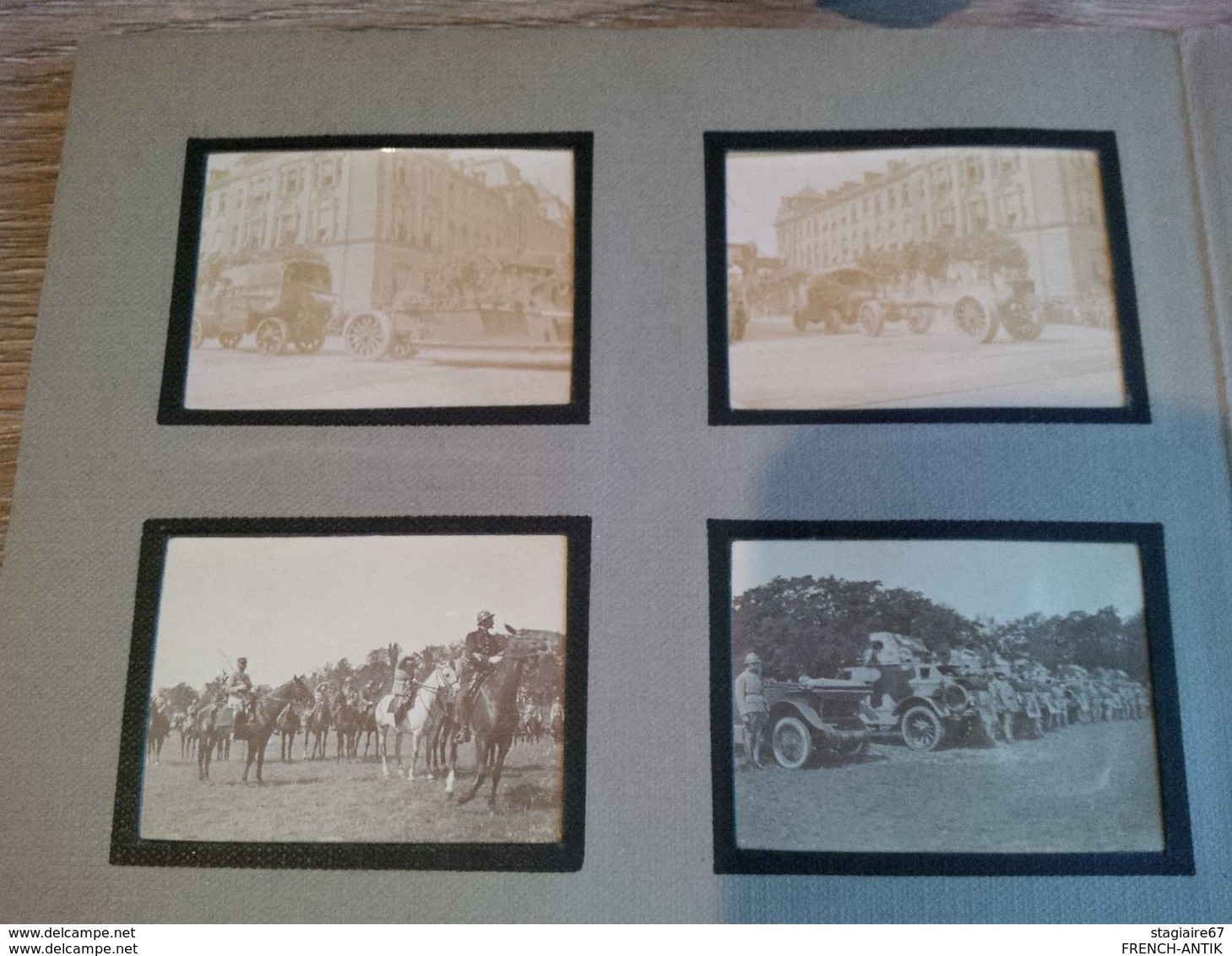 ALBUM PHOTO DE FAMILLE STRASBOURG ET ALSACE GLOIRE AUX VAINQUEURS 1919 MILITARIA PERSONNAGES - Places