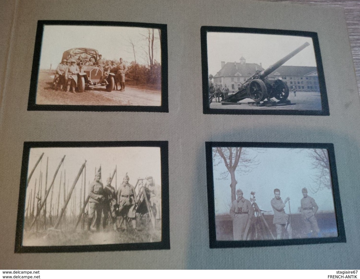 ALBUM PHOTO DE FAMILLE STRASBOURG ET ALSACE GLOIRE AUX VAINQUEURS 1919 MILITARIA PERSONNAGES - Places