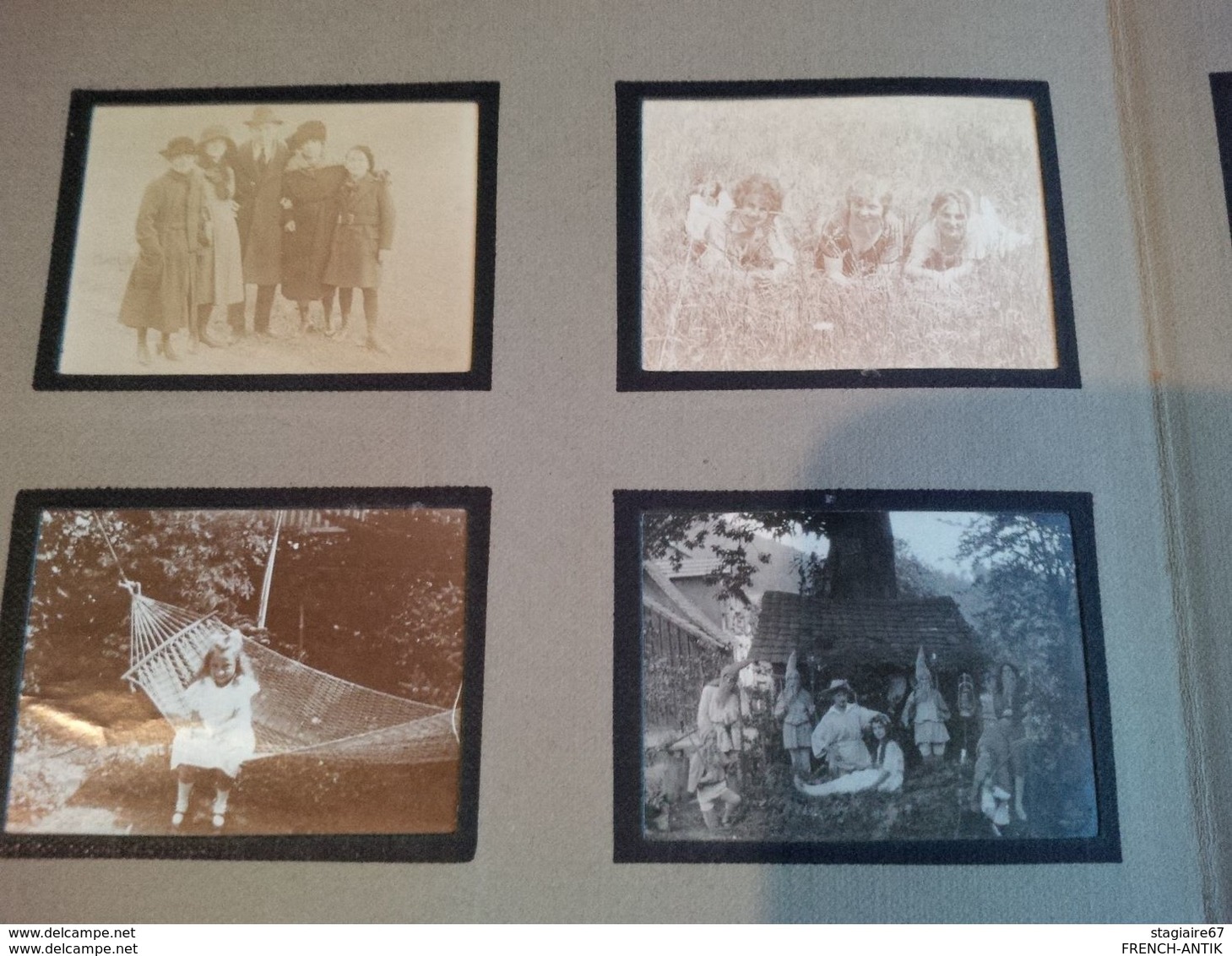 ALBUM PHOTO DE FAMILLE STRASBOURG ET ALSACE GLOIRE AUX VAINQUEURS 1919 MILITARIA PERSONNAGES