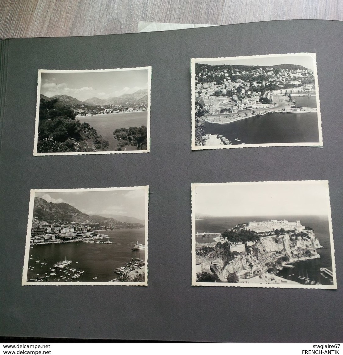 ALBUM DE FAMILLE 177 PHOTO ET CARTE POSTALE ITALIE FRANCE MONACO SUISSE 1950 1960 - Albums & Collections