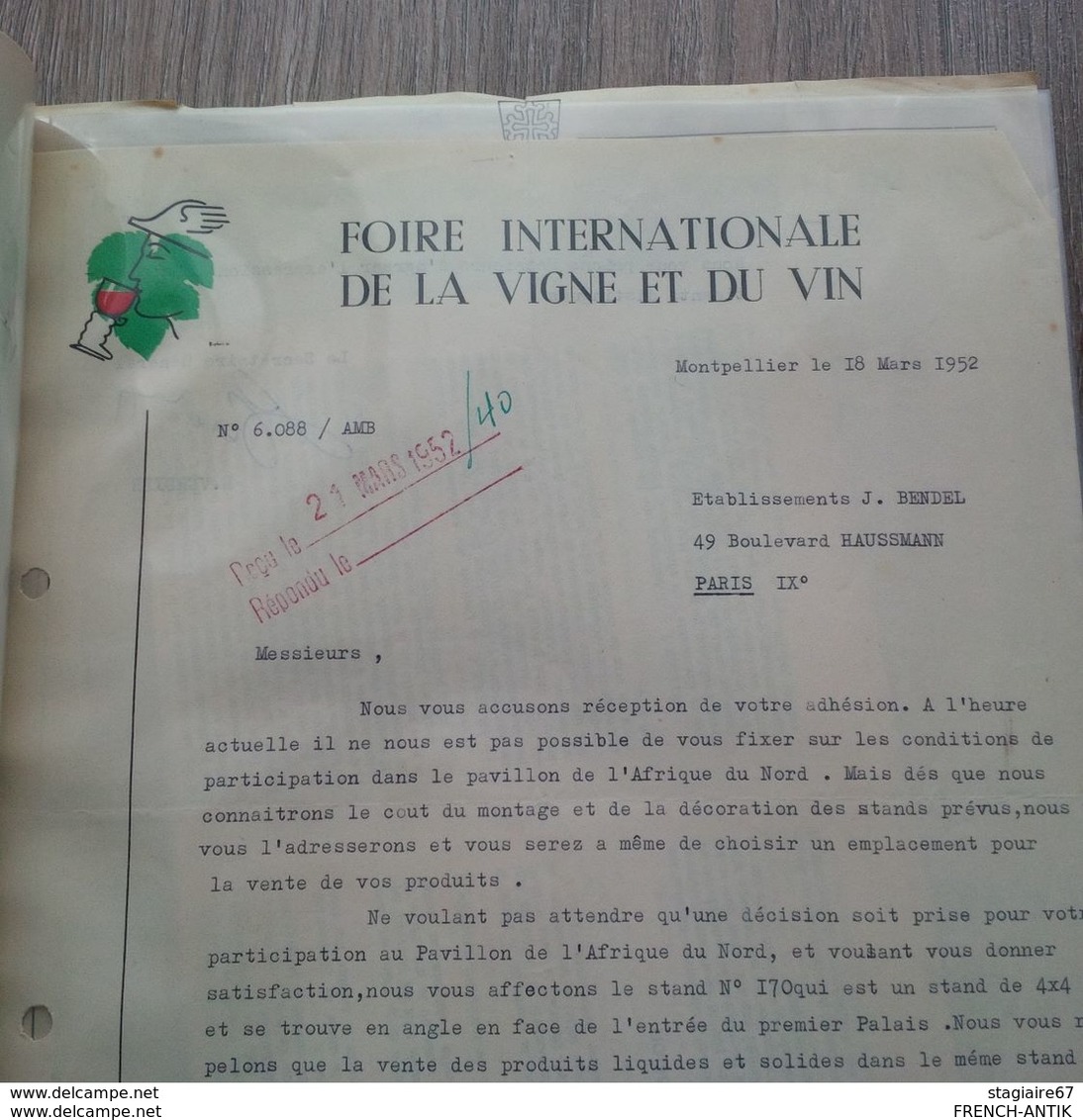 Beau Lot De Document Sur La Vigne Et Le Vin Viniculture Facture Photo Et Divers Documents Fin 1700 A 1950 - Agricultura