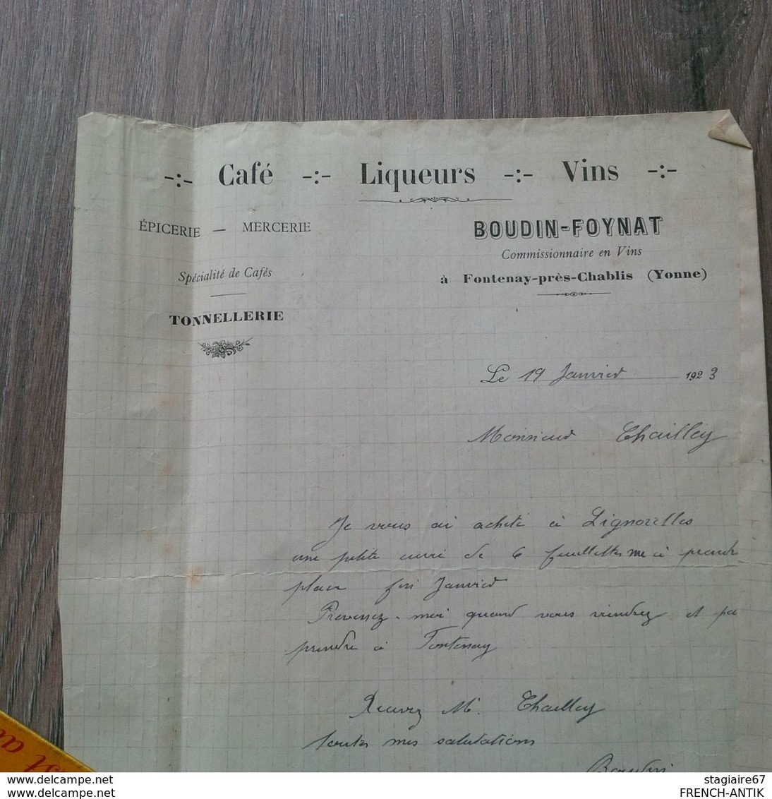 beau lot de document sur la vigne et le vin viniculture facture photo et divers documents fin 1700 a 1950