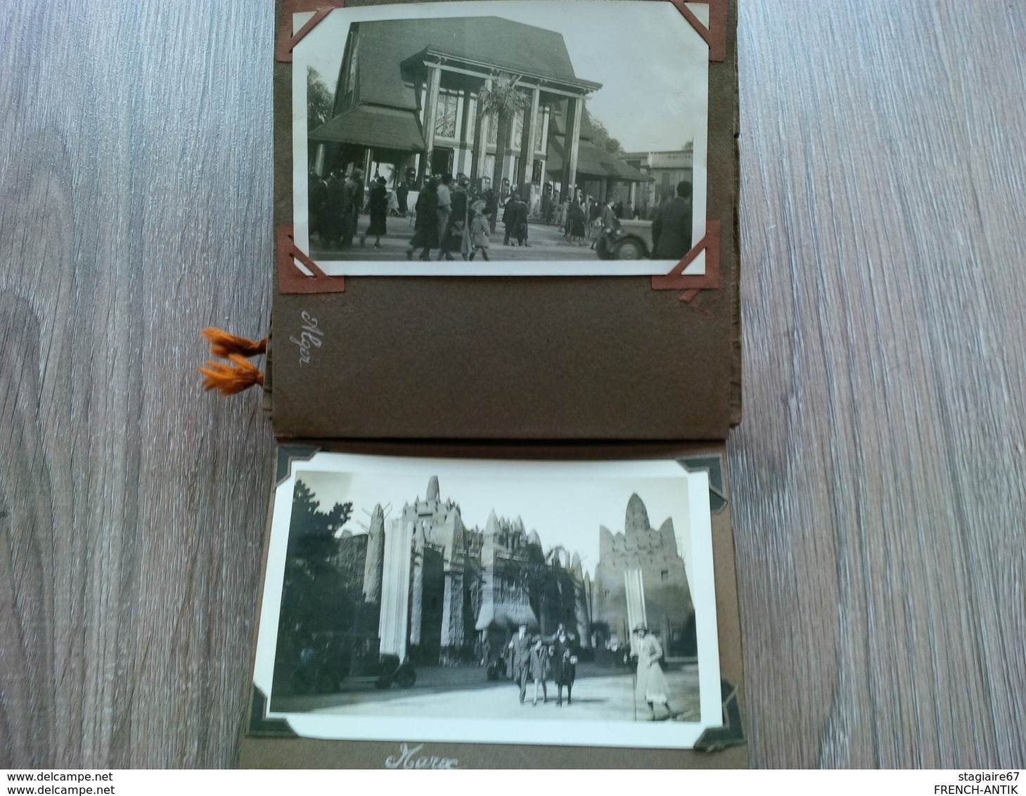 ALBUM PHOTO EXPOSITION COLONIALE PARIS 1931 PHOTO AMATEUR - Albums & Collections