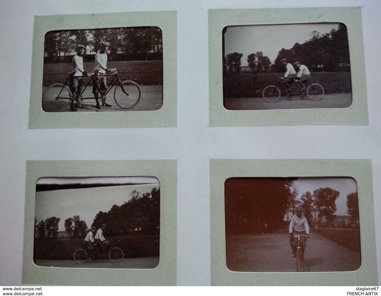 ALBUM PHOTO ANCIEN 1900 ROYAUME UNI PARIS THEMES DIVERS BATEAU CYCLISME ETC