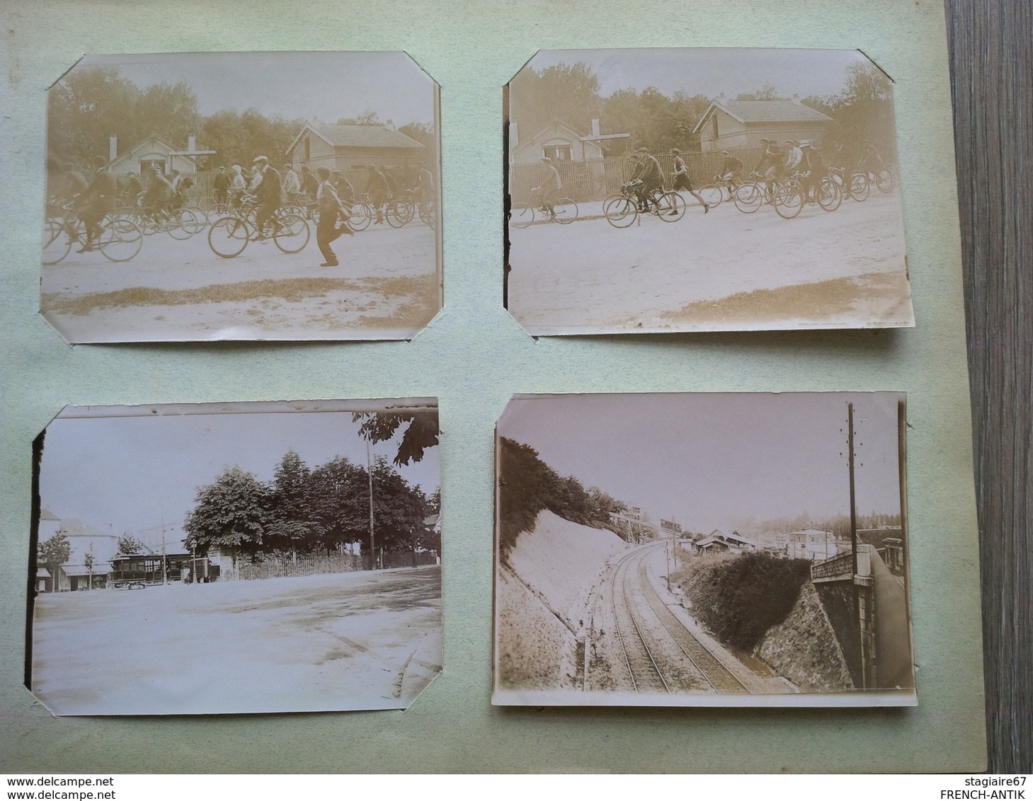 ALBUM PHOTO DE 133 PIECES PARIS BALLON CAMPAGNE BALLON EXPOSITION CHEMIN DE FER COMMERCE 1929 - Album & Collezioni